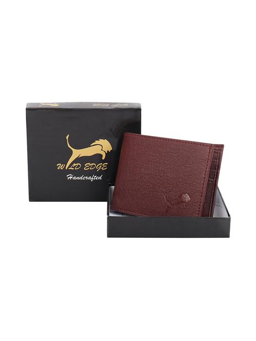 Brown Leatherette Wallet - 19707751 - Very Small Image - 1