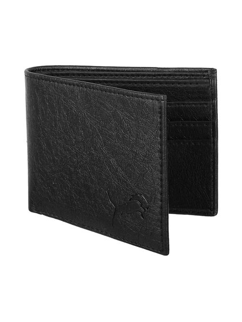 Black Leatherette Wallet - 19707771 - Very Small Image - 1