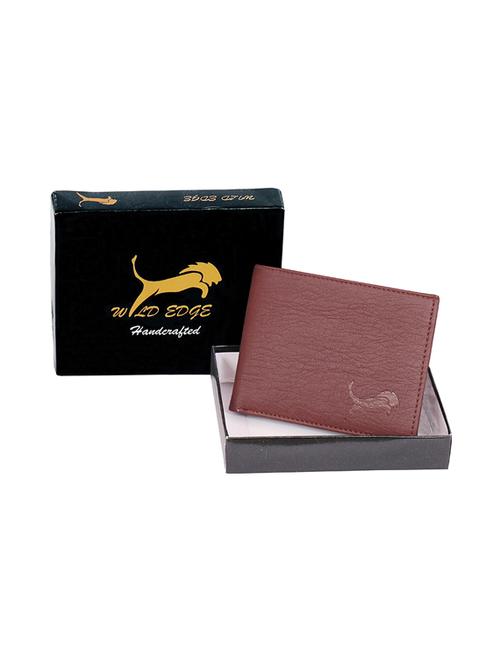 Brown Leatherette Wallet - 19707774 - Very Small Image - 1