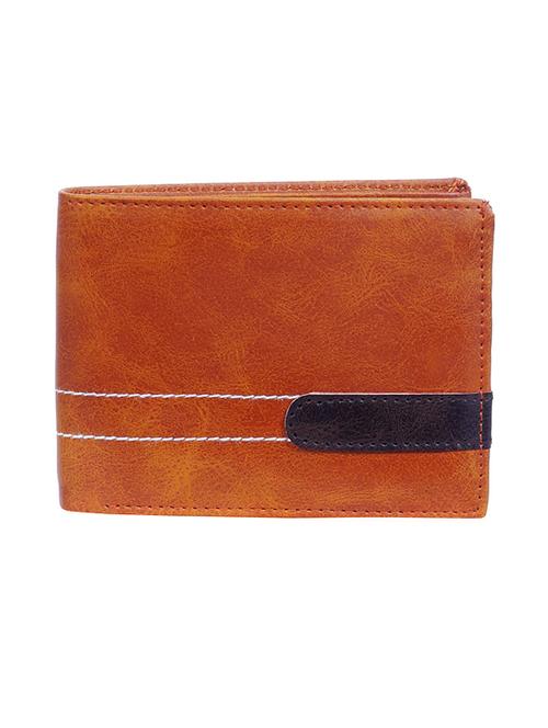 Tan Leatherette Wallet - 19707848 - Very Small Image - 1