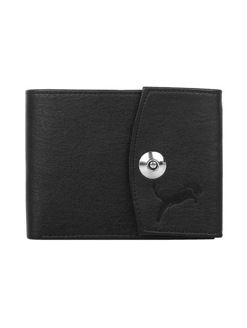 Black Leatherette Wallet - 19707861 - Very Small Image - 1