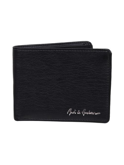 Black Leatherette Wallet - 19707923 - Very Small Image - 1