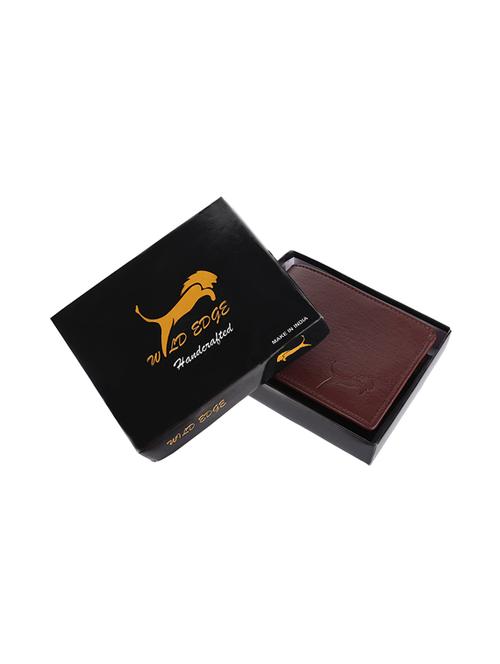 brown leatherette wallet - 19708016 - Very Small Image - 1