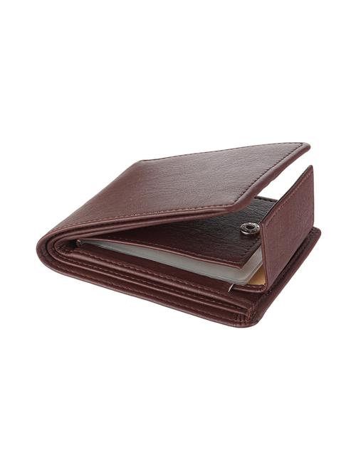 brown leatherette wallet - 19708021 - Very Small Image - 1