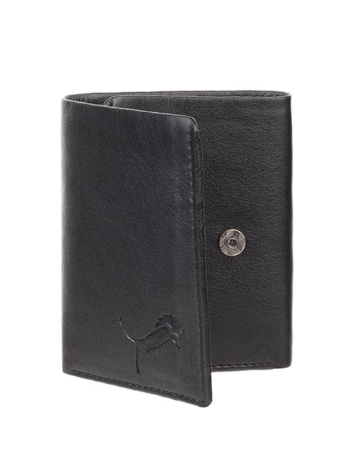 Black Leatherette Wallet - 19708032 - Very Small Image - 1