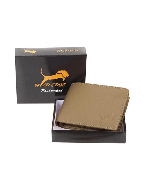 Beige Leatherette Wallet - 19708062 - Very Small Image - 1