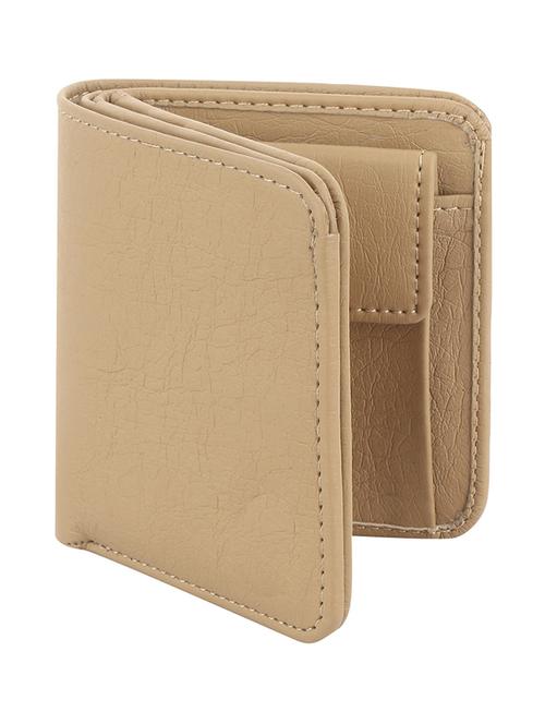 Beige Leatherette Wallet - 19708063 - Very Small Image - 1