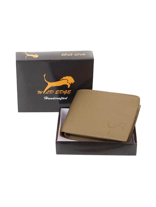 Beige Leatherette Wallet - 19708068 - Very Small Image - 1