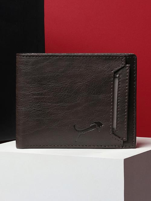 Brown Genuine Leather Wallet - 19708075 - Very Small Image - 1