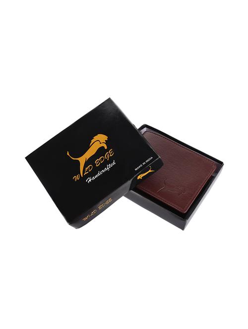 Brown Leatherette Wallet - 19708102 - Very Small Image - 1