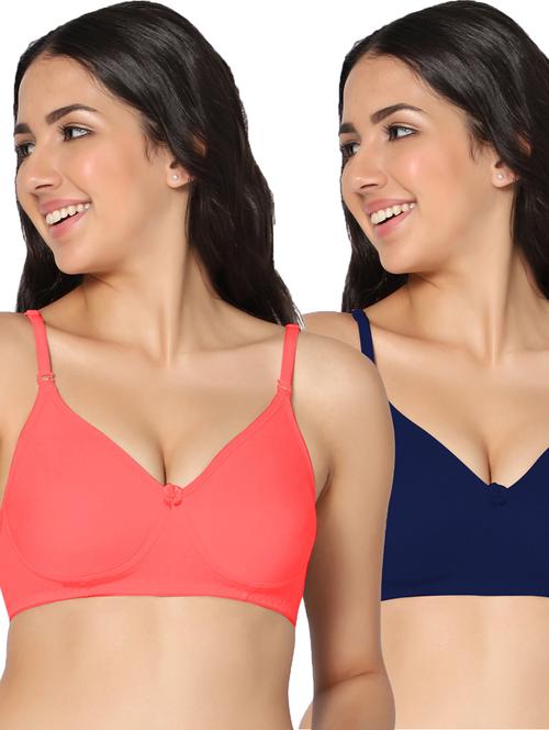 multi colored cotton tshirt bra - 19710596 - Very Small Image - 1