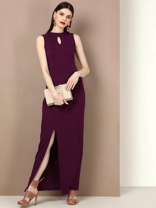 women's bodycon self design dress - 19711778 - Very Small Image - 1