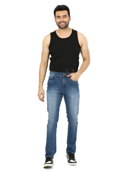 mens slim fit plain jeans - 19716356 - Very Small Image - 1