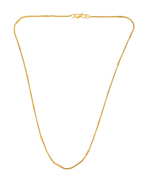 gold plated chain necklace - 19718367 - Very Small Image - 1