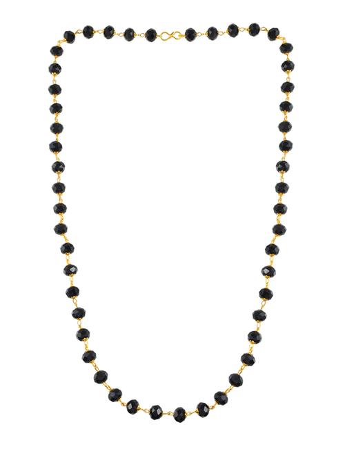 black crystal glass beads necklace - 19718368 - Very Small Image - 1