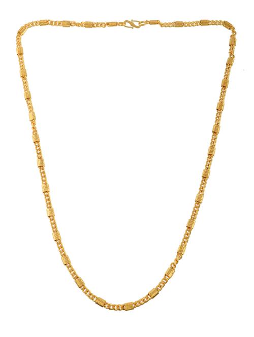gold plated chain necklace - 19718371 - Very Small Image - 1