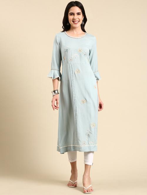 women's a-line kurta - 19719248 - Very Small Image - 1