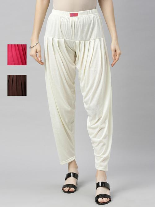 pack of 3 solid patiyala salwar - 19719725 - Very Small Image - 1