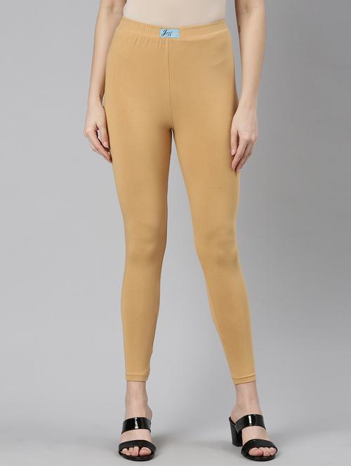 beige cotton leggings - 19719950 - Very Small Image - 1