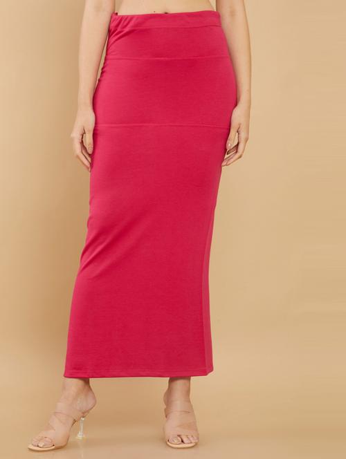 pink cotton straight petticoat - 19720188 - Very Small Image - 1