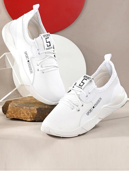 white mesh sport shoes - 19720632 - Very Small Image - 1