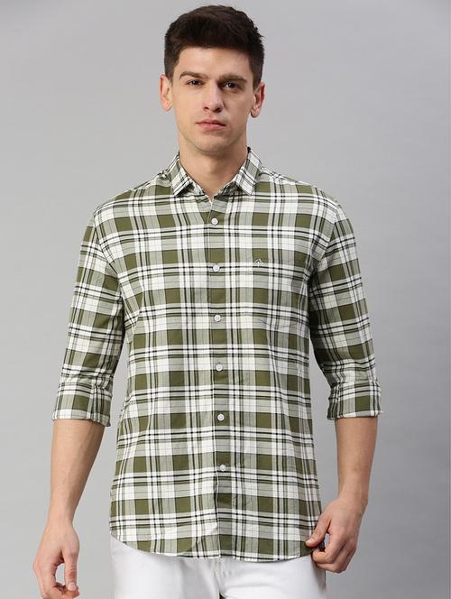 mens checks casual shirt - 19722481 - Very Small Image - 1