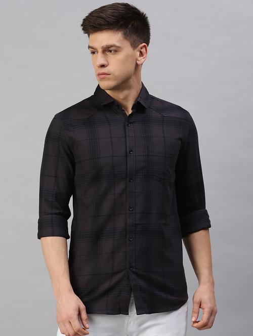 mens checks casual shirt - 19722498 - Very Small Image - 1