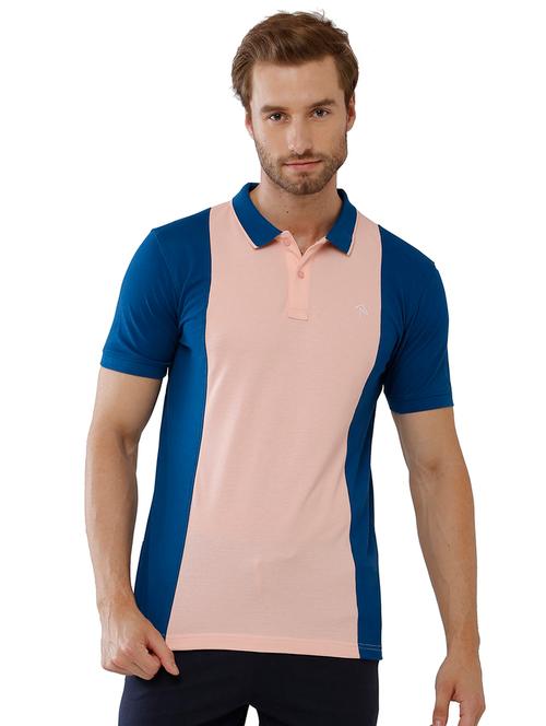 color blocked polo t-shirt - 19723118 - Very Small Image - 1