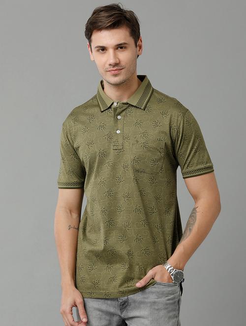 printed cotton polo t-shirt - 19723325 - Very Small Image - 1