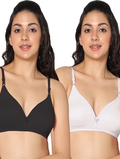 pack of 2 solid t-shirt bra - 19723928 - Very Small Image - 1