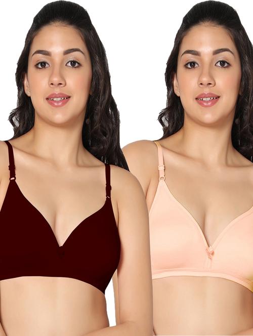 pack of 2 solid t-shirt bra - 19723958 - Very Small Image - 1
