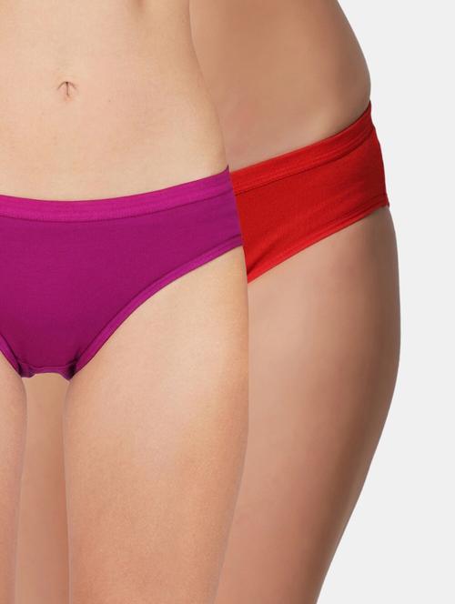 pack of 2 solid bikini panty - 19724447 - Very Small Image - 1