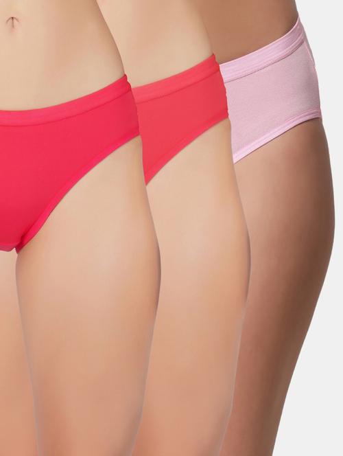 pack of 3 solid bikini panty - 19724512 - Very Small Image - 1