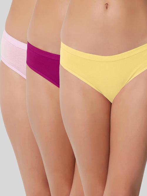 pack of 3 solid panty - 19724619 - Very Small Image - 1
