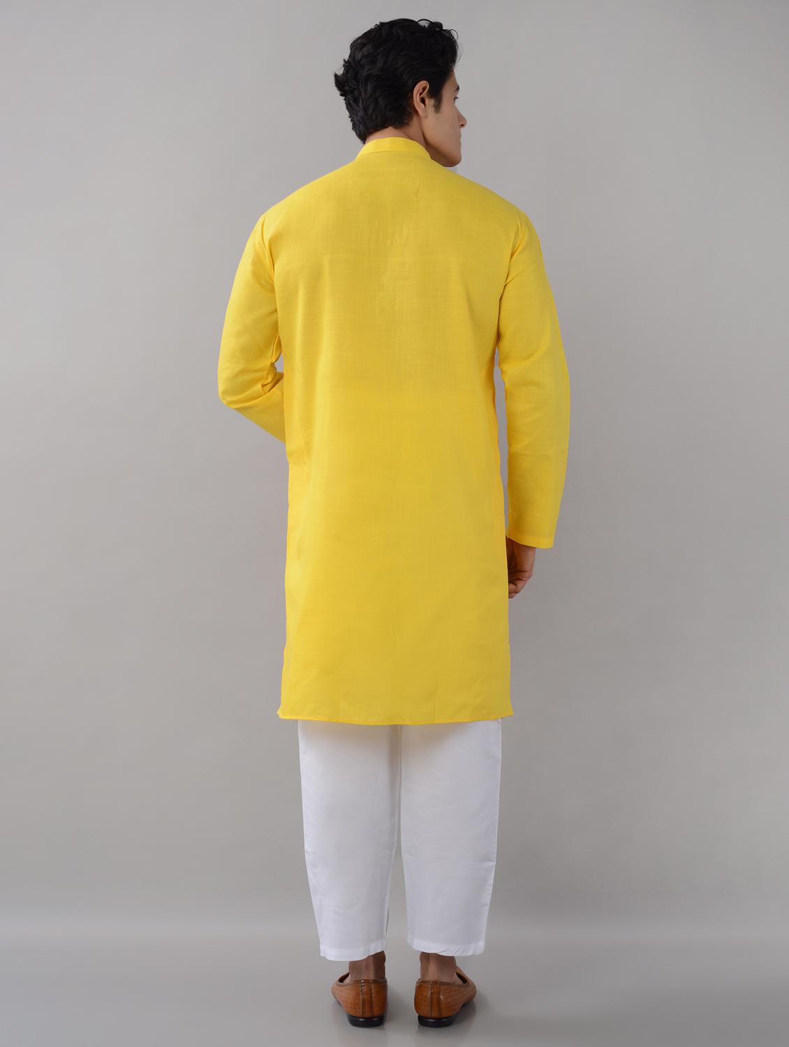 mandarin neck solid long kurta - 19724790 - Standard Image - 2