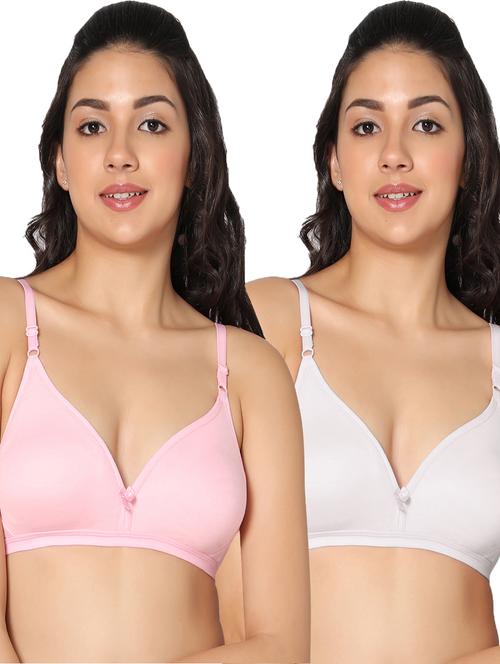 pack of 2 solid t-shirt bra - 19725008 - Very Small Image - 1
