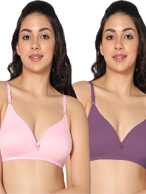 pack of 2 solid t-shirt bra - 19725009 - Very Small Image - 1