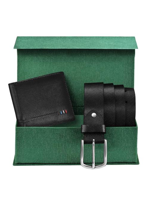 leather wallet with belt - 19731831 - Very Small Image - 1