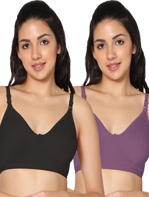 pack of 2 solid t-shirt bra - 19741375 - Very Small Image - 1