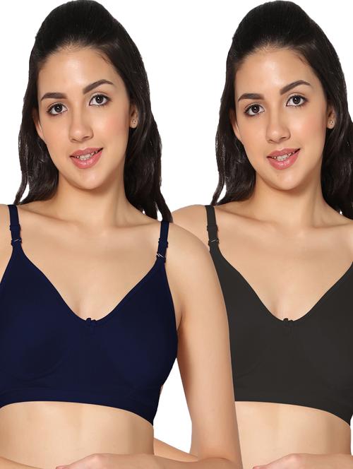 pack of 2 solid t-shirt bra - 19741384 - Very Small Image - 1