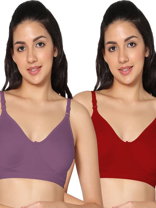 pack of 2 solid t-shirt bra - 19741421 - Very Small Image - 1