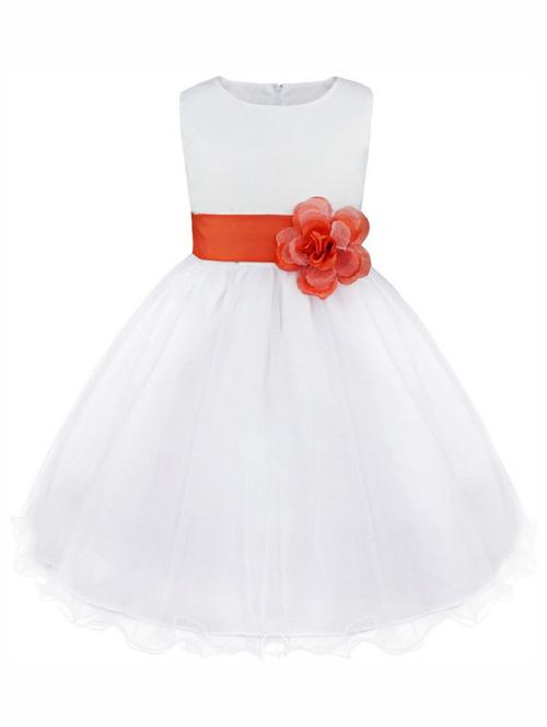 girls round neck sleeveless frock - 19743345 - Very Small Image - 1