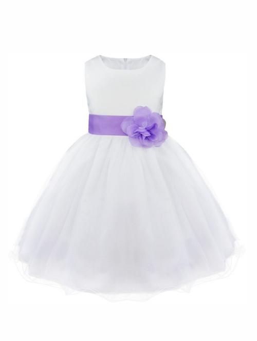 girls round neck sleeveless frock - 19743347 - Very Small Image - 1