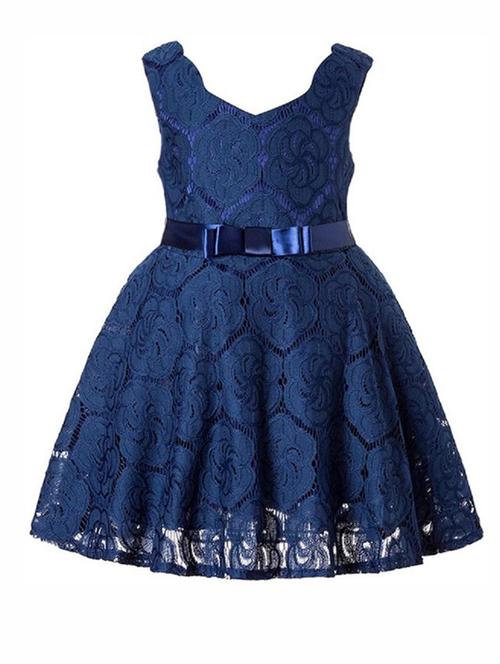 girls v neck sleeveless frock - 19743468 - Very Small Image - 1