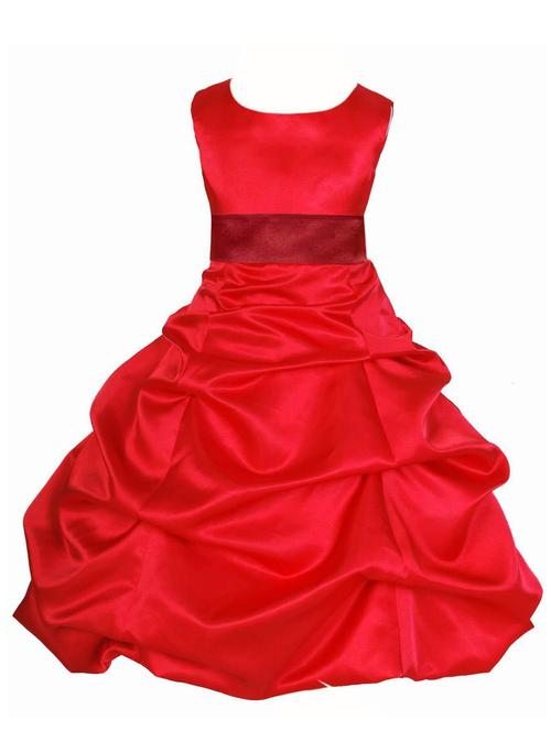 girls round neck sleeveless frock - 19743684 - Very Small Image - 1