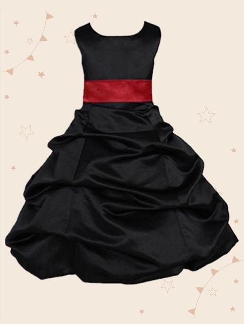 girls round neck sleeveless frock - 19743833 - Very Small Image - 1