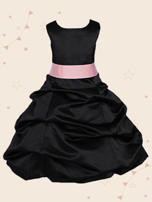 girls round neck sleeveless frock - 19743836 - Very Small Image - 1