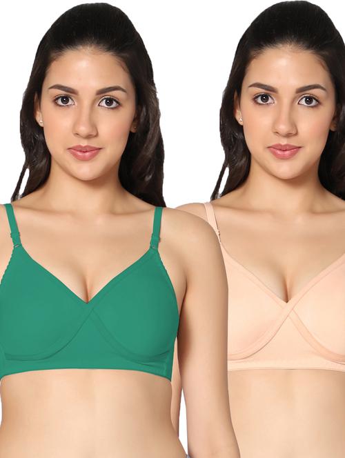 multi colored cotton tshirt bra - 19746139 - Very Small Image - 1