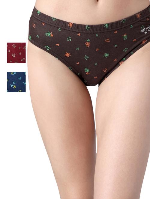 pack of 3 cotton bikini panty - 19746208 - Very Small Image - 1