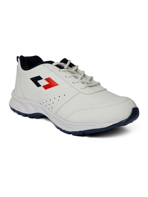 white solid sport shoes - 19747388 - Very Small Image - 1